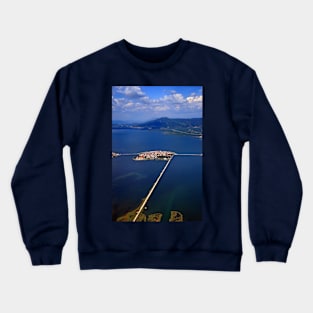 Little town in the heart of the lagoon Crewneck Sweatshirt